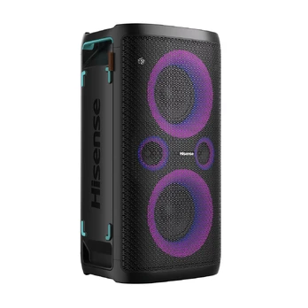 Nešiojamos Bluetooth garso kolonėlės Hisense Juoda 300 W