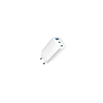 Evelatus 65W Max Fast Charger EU USB-C1 / USB-C1 / USB-A White
