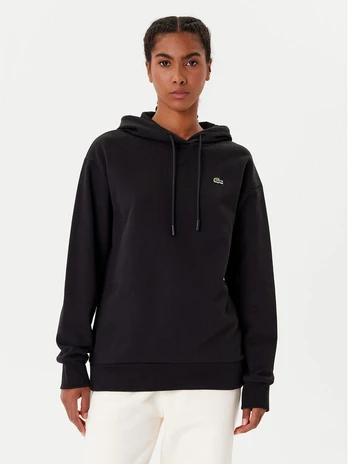 Lacoste Džemperis SF7612 Juoda Oversize