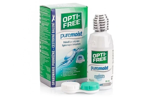 Kontaktinių lęšių skystis Alcon Opti-Free PureMoist, 90 ml