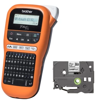 Brother PT-E110 etikečių spausdintuvas Perkėlimas terminiu būdu 180 x 180 DPI QWERTY
