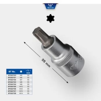 Šešiakampio lizdo komplektas KS TOOLS BT022727