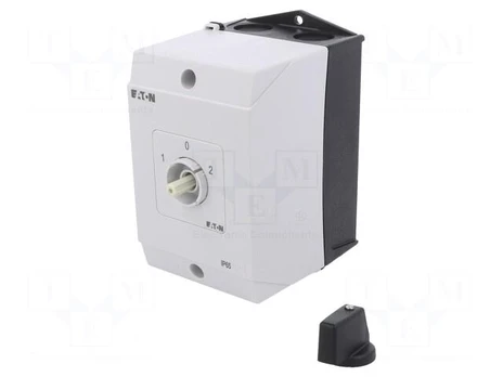 Switch: cam switch | Stabl.pos: 3 | 20A | 1-0-2 | in housing | Poles: 3