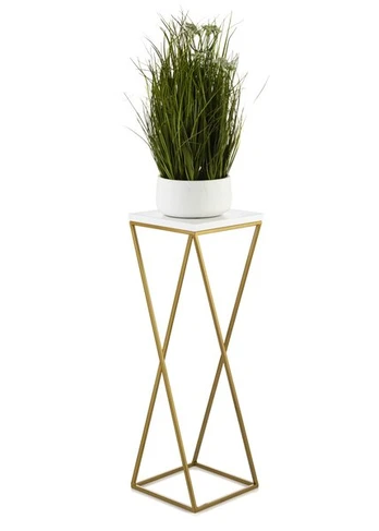 Gėlių stovas Loft, auksinis, 70 cm