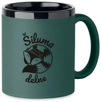 Graviruotas puodelis "Šiluma delne"