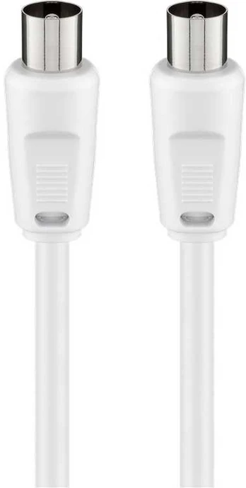 Goobay antenos kabelis 2,5 m baltas (68147)
