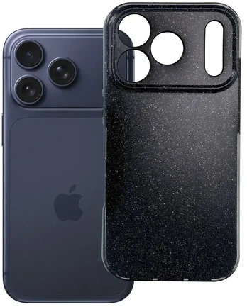 Dėklas Oem Case for iPhone 18 Pro / 17 Pro Clear Case 2 mm Blink juodas
