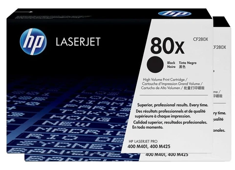 Tonerių kasetė HP LaserJet 80X CF280XD, juoda