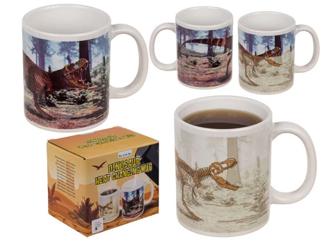 Magiškas T-rex dinozaurų puodelis, 300 ml