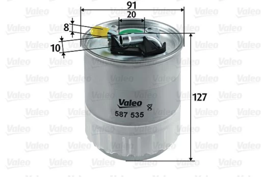Kuro filtras VALEO 587535