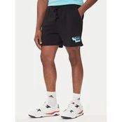 Tommy Jeans Sportiniai šortai Stack Logo DM0DM21803 Juoda Relaxed Fit