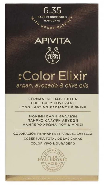 Apivita MY COLOR ELIXIR permanent color #6.35 1 u