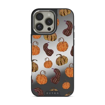 Pumpkin Season - iPhone 16 Pro Max Case, Elite Mirror Dark (MagSafe) / Silver