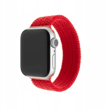 „Fixed“ lankstus nailono dirželis „FIXED Nylon Strap pro“ skirtas „Apple Watch“ 38/40/41 mm, L dydis, raudonas