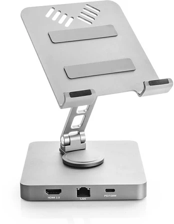 Spacetronik Laikiklis na tablet multiport USB-C 11w1 SPE-PB04