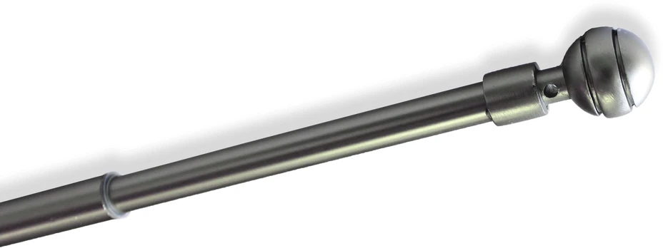 Karnizas Mini Kula Elegant, 80 - 120 cm, Ø 12 mm, chromo