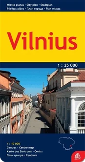 Vilnius. Miesto planas 1:25 000