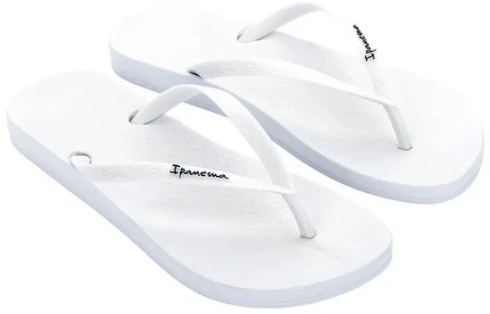 Ipanema moteriškos šlepetės Anat, patogios, baltos, stilingos paplūdimiui