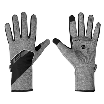 Pirštinės FORCE GALE softshell (pilka) XXL (+5 °C iki +10 °C)