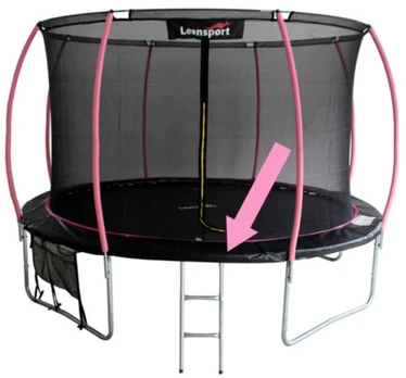 Spyruoklių apsauga Sport Max 10ft batutui , juodas/rožinis