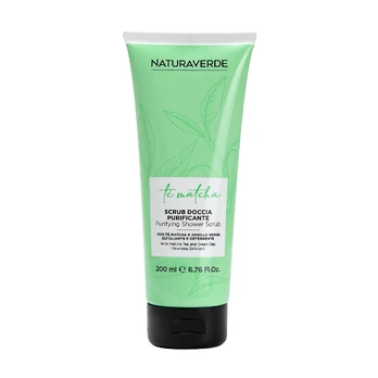 NATURAVERDE TE MATCHA PURIFYING dušo šveitiklis, 200 ml