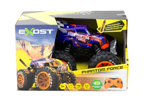 EXOST Radijo bangomis valdomas sunkvežimis „Phantom Force“, 1:18