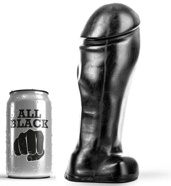 ALL BLACK - 22 cm Realistiškas Dildo