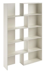Knygų lentyna Hanah Home Save - Balta kaina