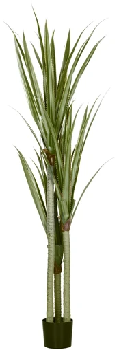 Aosom Dirbtinė jukos augalas, 190 cm, smaragdo žalia