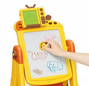 Bounn 2-in-1 edukacinė lenta geltona žirafa