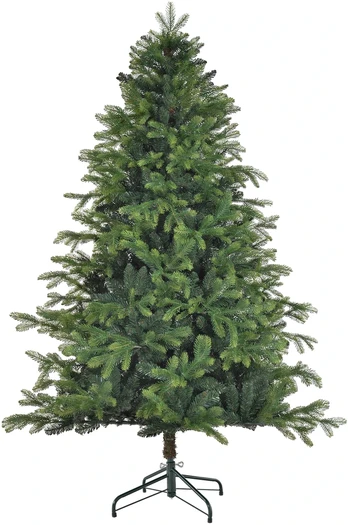 Aosom Dirbtinė kalėdinė eglė, 183 cm, žalia