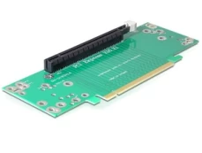 Adapteris Delock Riser card PCI Express x16 angled 90° left insertion kaina