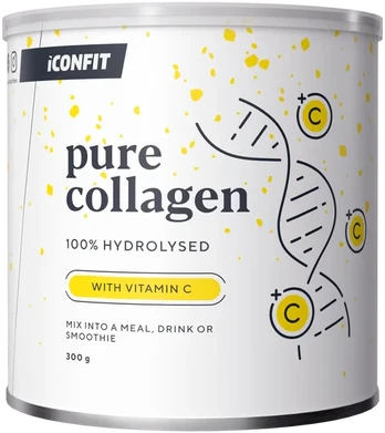 Iconfit Hidrolizuotas kolagenas + vitaminas C – berio milteliai 300g