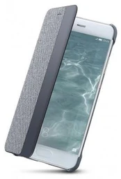 Huawei P10 Plus atverčiamas dėklas Smart View Sidabrinis