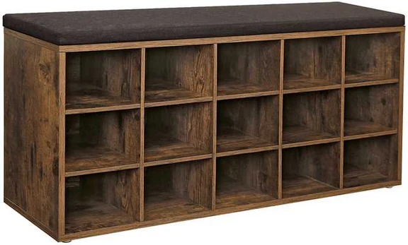 Batai Suolas, VASAGLE LHS15WT, 30x105x48 cm, Senovinis Rudas