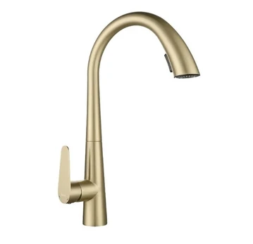 REA Ross virtuvės maišytuvas BRUSHED GOLD