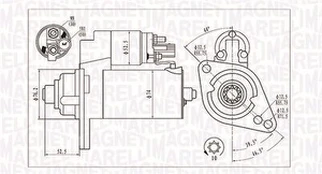 Starteris MAGNETI MARELLI 063721293010