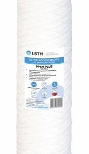 Filtravimo kasetė polipropileno siūlų USTM PP5M PLUS, polipropilenas, 10", 5 μm kaina