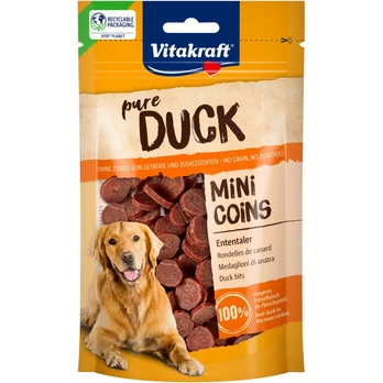 VITAKRAFT Kaczka mini Coins - Skanėstas šuniui - 80g