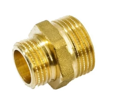 Žalvarinis redukuotas nipelis GENERAL FITTINGS, 1"x 1/2", išor/išor