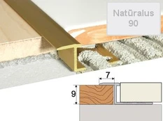 Profilis Effector A57 užbaigimo | natūralus 250 cm