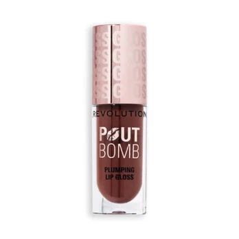 Makeup Revolution Pout Bomb Plumping Lip Gloss Espresso Cool 4.6 ml