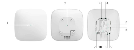 Alarm control panel Hub (8EU) white