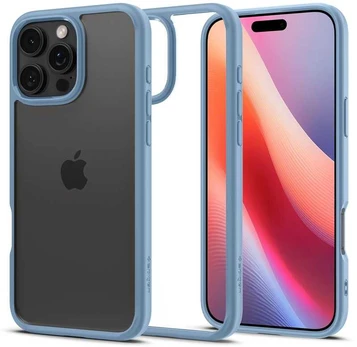 Dėklas Spigen Crystal Hybrid, sierra mėlynas - iPhone 6.9" 2024