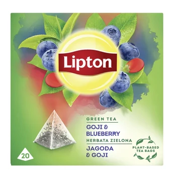 Arbata LIPTON GREEN BLUEBERRY GOJI, 20 vnt.