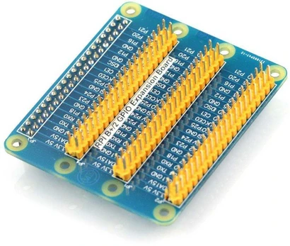 Oem Raspberry PI 4/3/B+/2 GPIO išplėtimo plokštė E1 - mėlyna