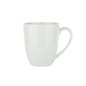 Puodelis AURORA WHITE BUBLE, baltos sp., 400 ml