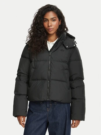 Lacoste Pūkinė striukė BF8434 Juoda Regular Fit