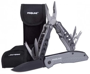 Daugiafunkcinis įrankis, universalios Proline Multi-Tool + Folding Knife Set 30060