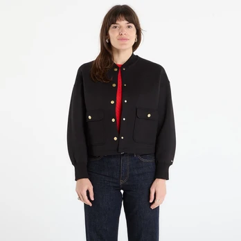 Tommy Hilfiger Gold Button Bomber Black - Dydis S (WW0WW48730 BDS Striukės)